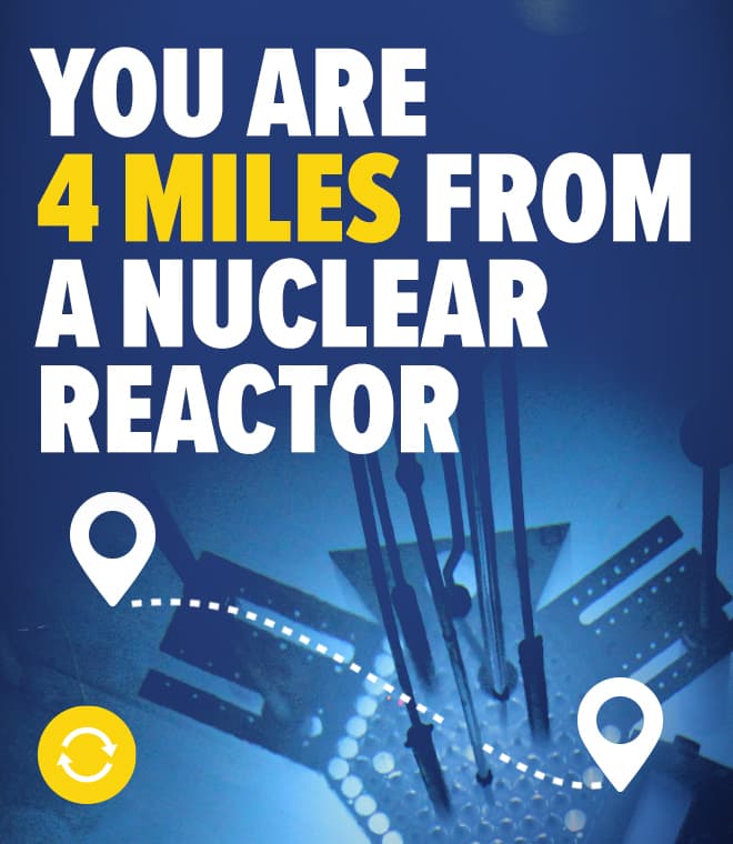 Nuclear energy is cleaner than a candle.