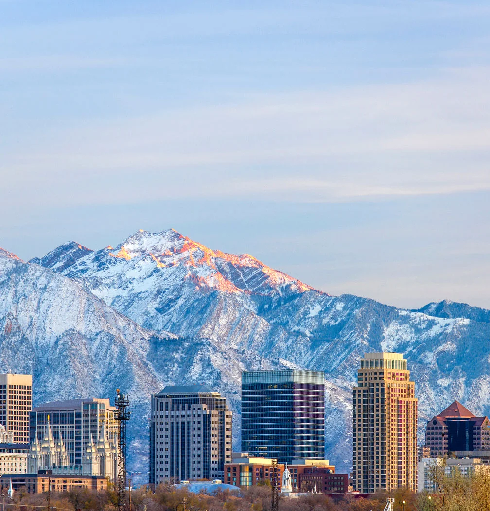 Cityscape of Salt Lake City
