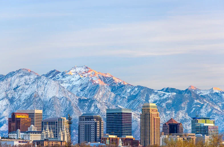 Cityscape of Salt Lake City