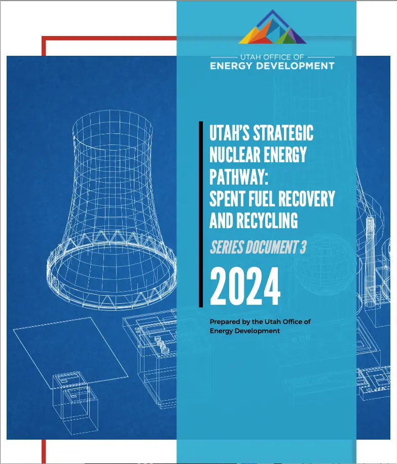 Cover of Utah Nuclear Energy Pathway 2024 report